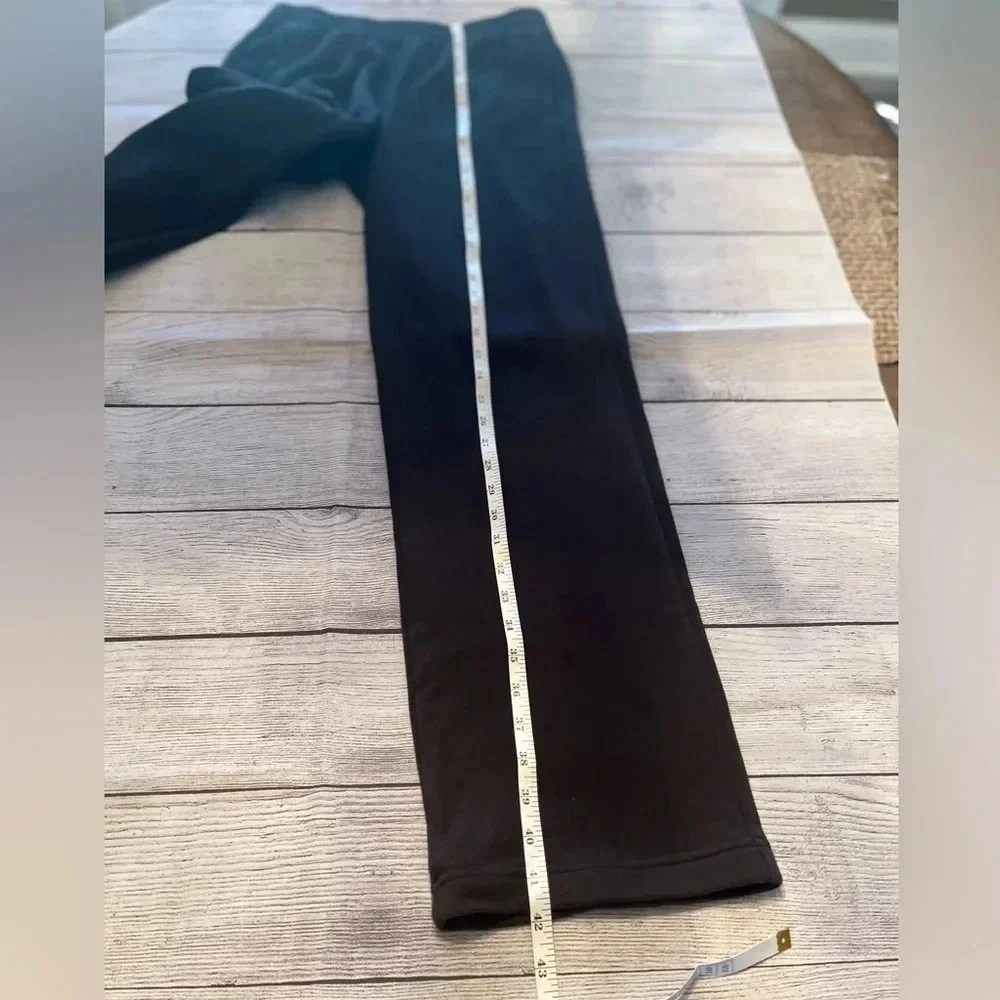 Adidas black Wide Leg Jogging pants size YXL in EUC - Picture 7 of 8